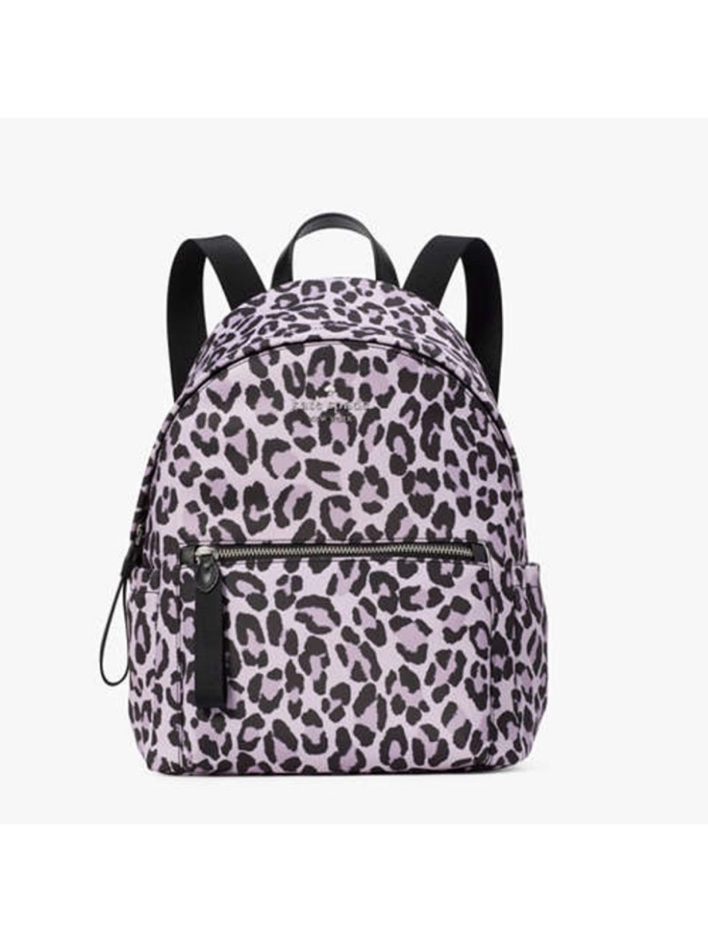 ♠️ Kate Spade Chelsea Spotted Leopard Printed Medium Backpack, Violet Mist NWT